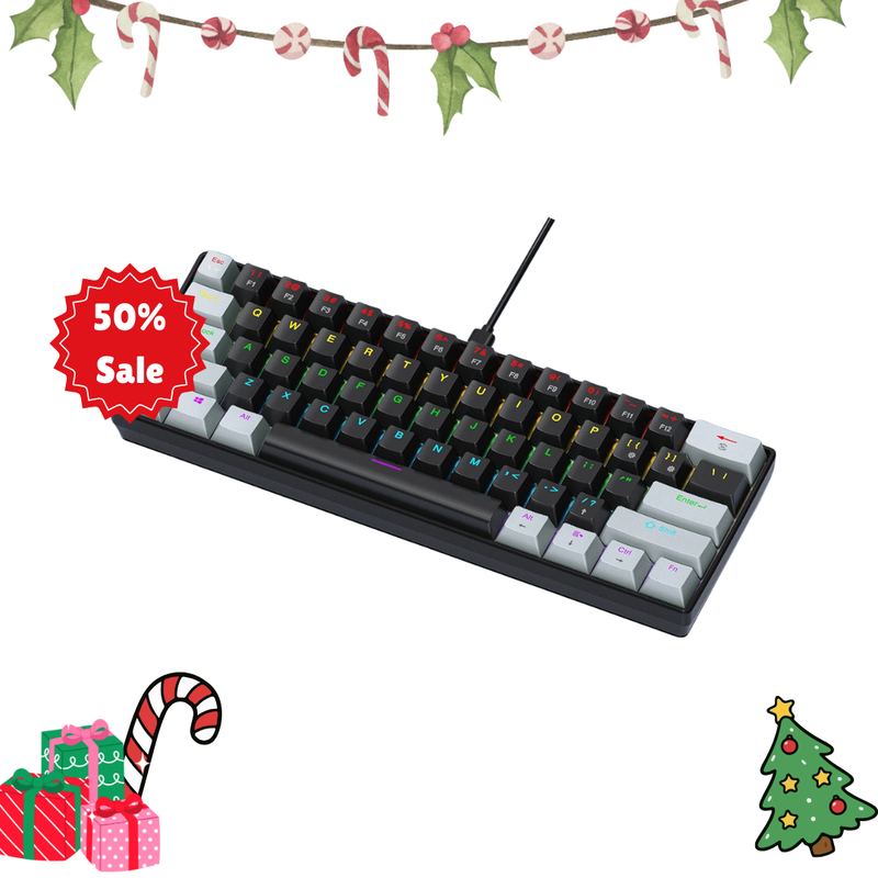 Mechanical Keyboard, Red/Blue Switch