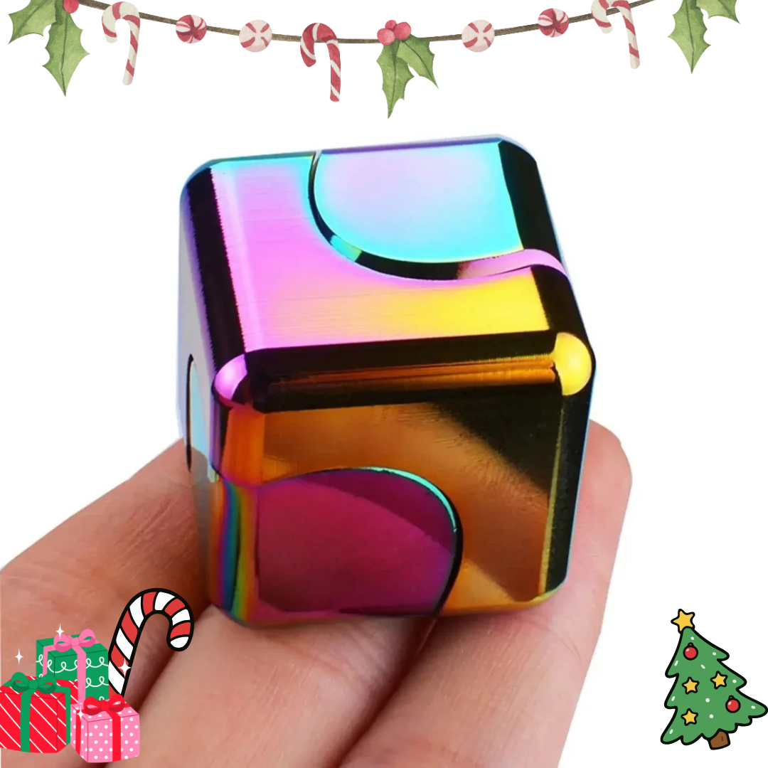 Alloy Cube Spinner