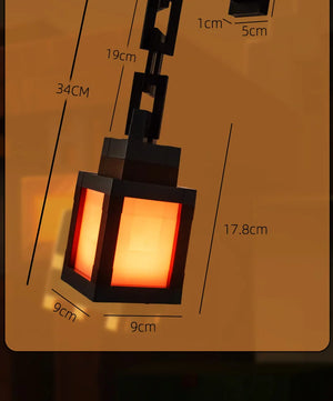 Pixel Style Night Light Portable Lantern