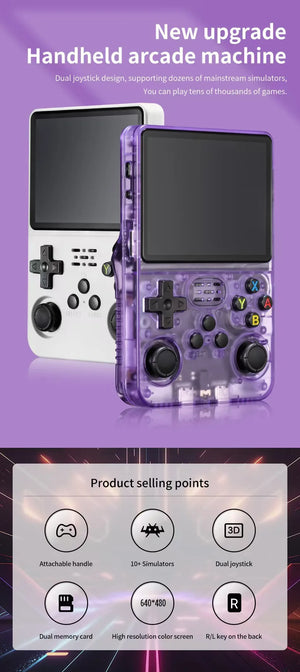 R36S Retro Handheld Game Console