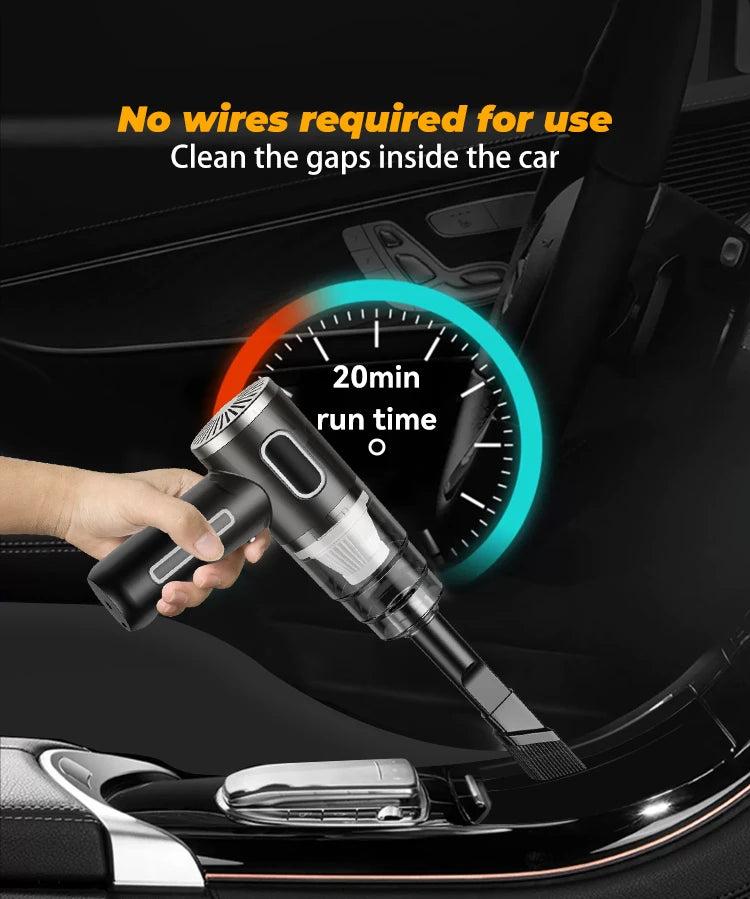 ABS Portable Car Vacuum Cleaner