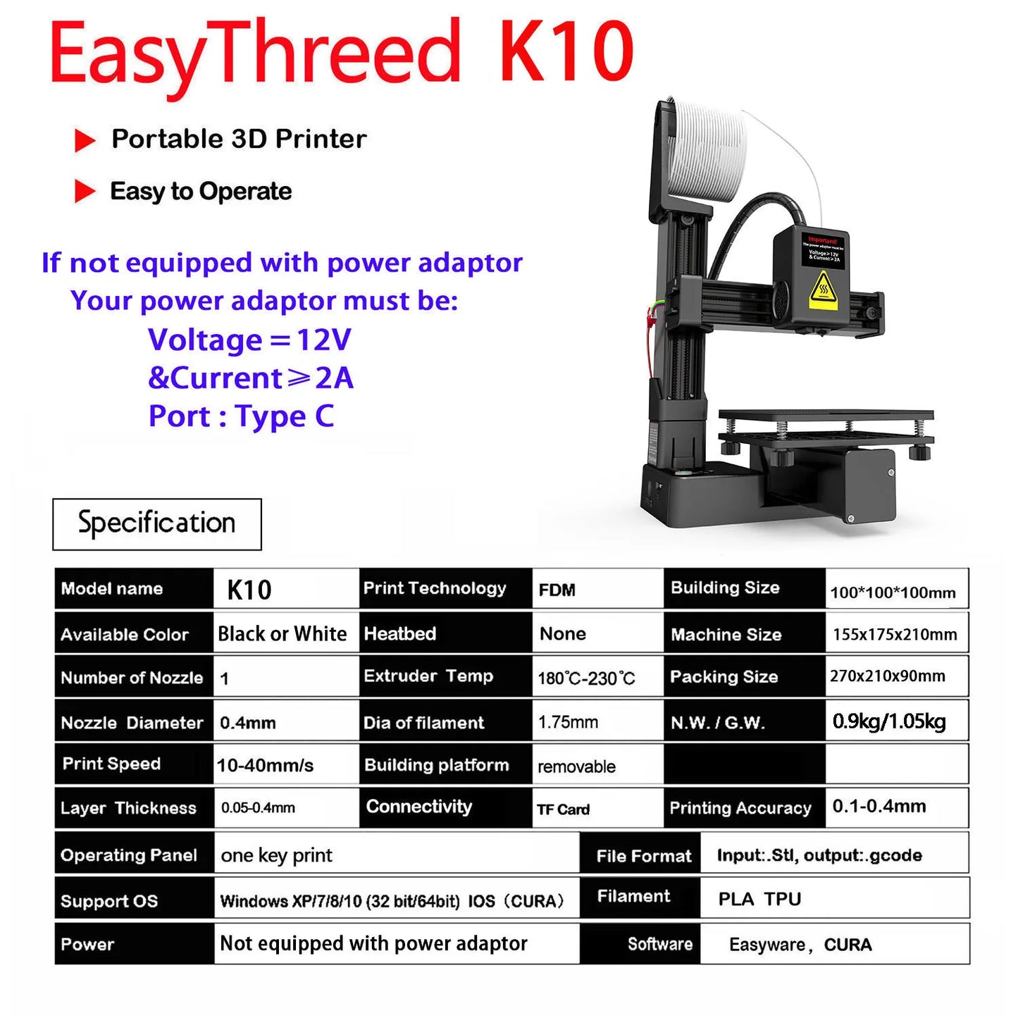 EasyThreed 3D Printer
