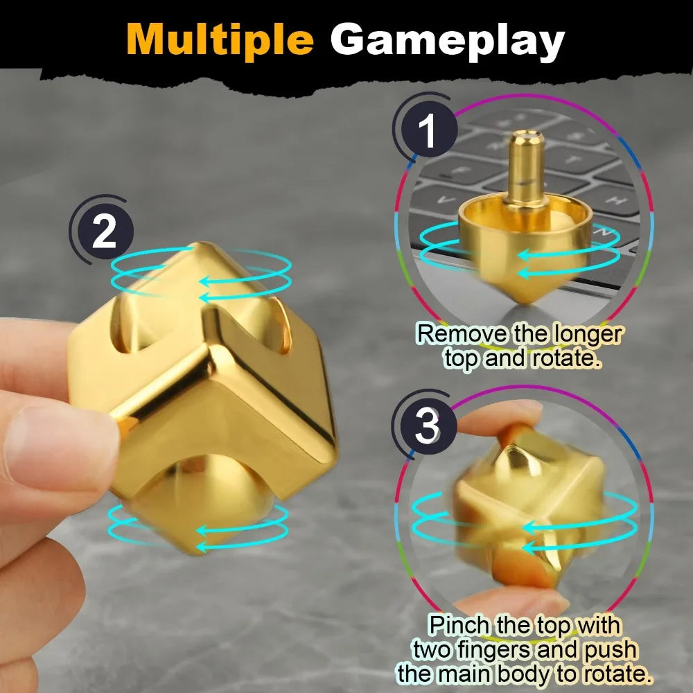 Alloy Cube Spinner