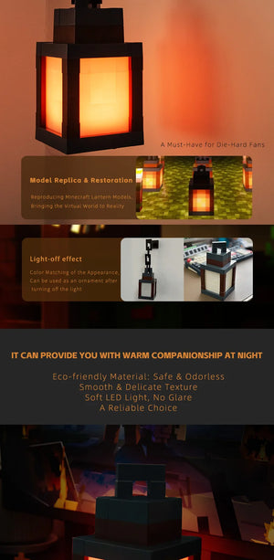 Pixel Style Night Light Portable Lantern